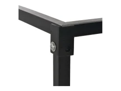 Suporte para lenha com base 37x37x113 cm aço preto PT687216