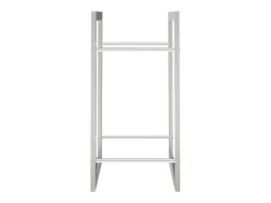 Suporte para lenha 50x28x56 cm aço inoxidável PT237251