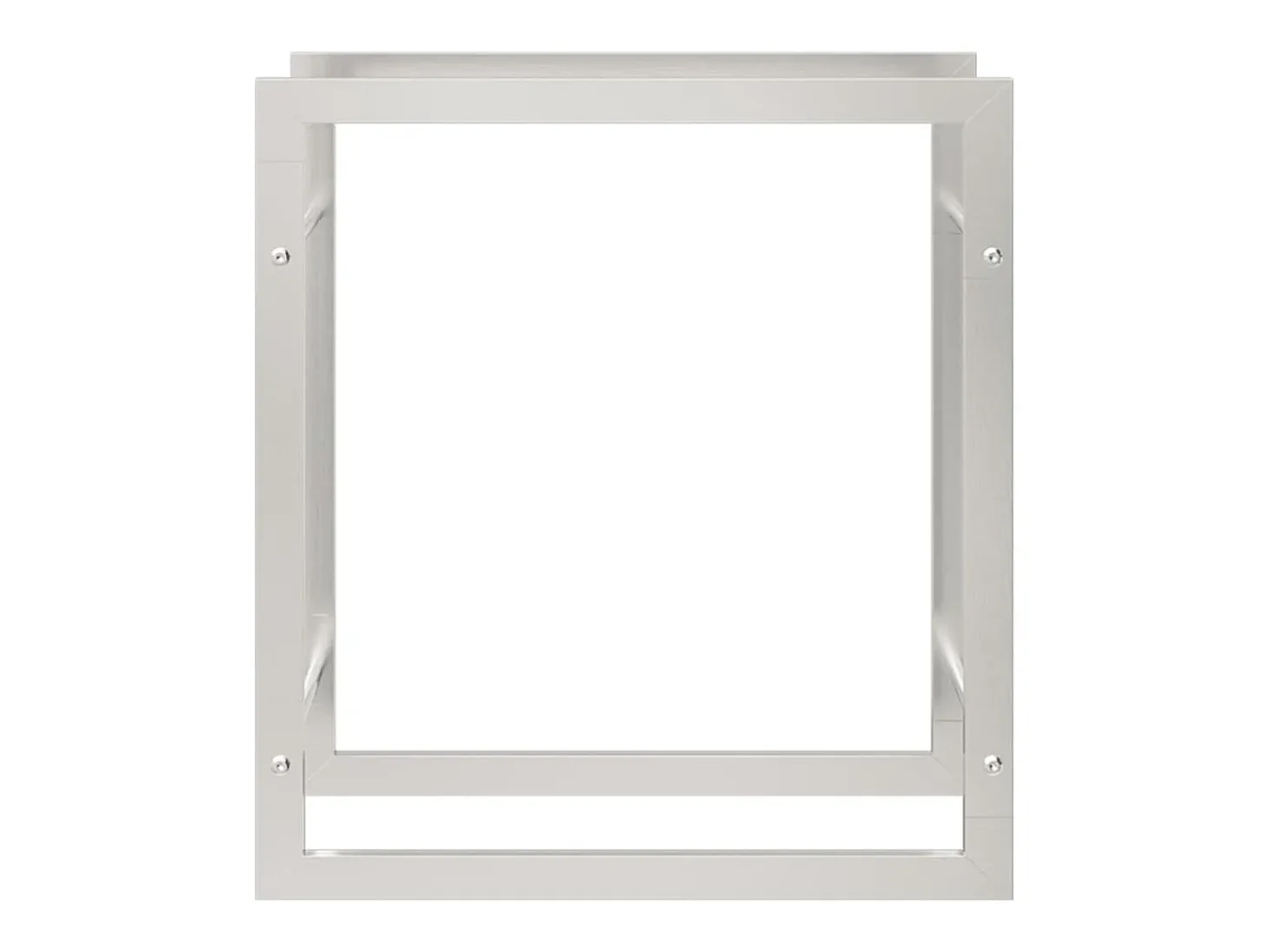 Suporte para lenha 80x28x86 cm aço inoxidável PT928863