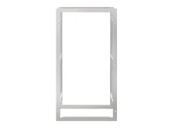 Suporte para lenha 50x28x94 cm aço inoxidável PT824063