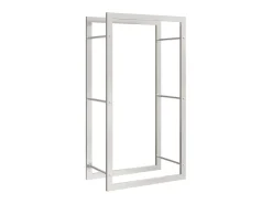 Suporte para lenha 50x28x94 cm aço inoxidável PT824063