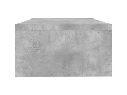 Suporte para monitor 42x24x13 cm contraplacado cinzento cimento PT631517