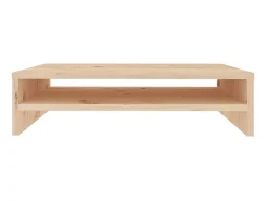 Suporte para monitor 50x24x13 cm madeira de pinho maciça PT147033