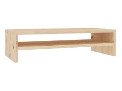 Suporte para monitor 50x24x13 cm madeira de pinho maciça PT147033