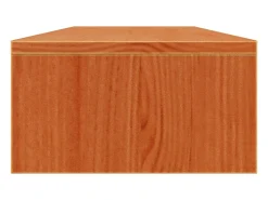Suporte para monitor 100x24x13 cm pinho maciço castanho mel PT852708