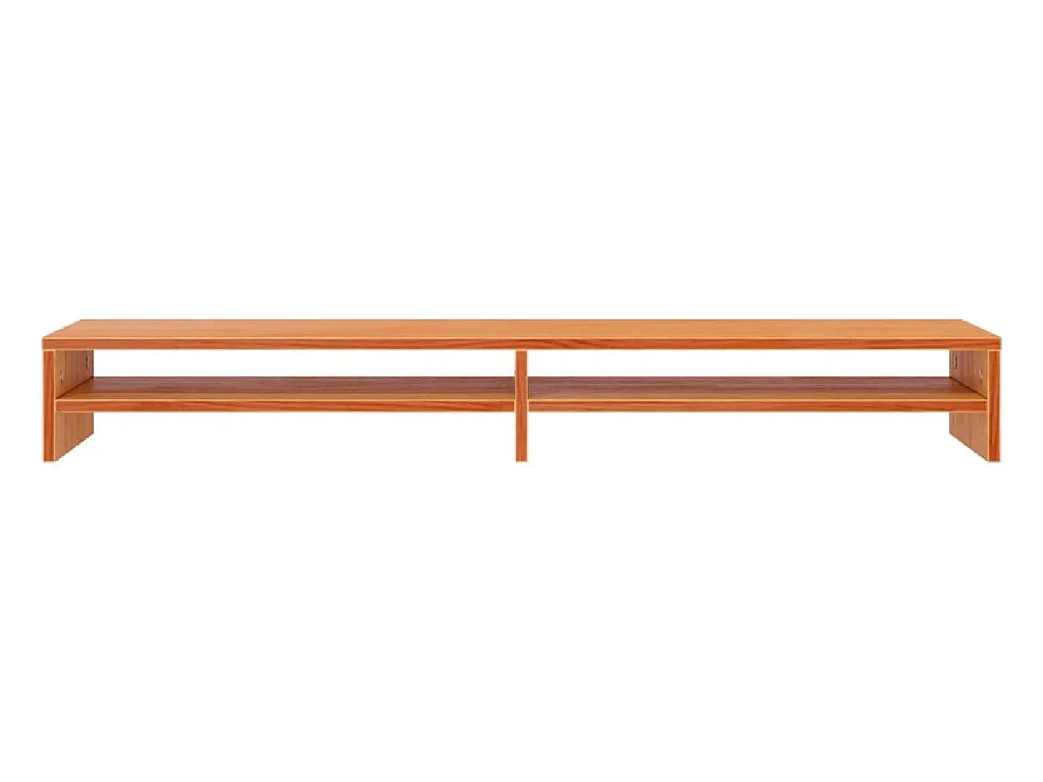 Suporte para monitor 100x24x13 cm pinho maciço castanho mel PT852708