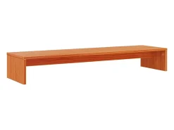 Suporte para monitor 100x27x15 cm pinho maciço castanho mel PT518621