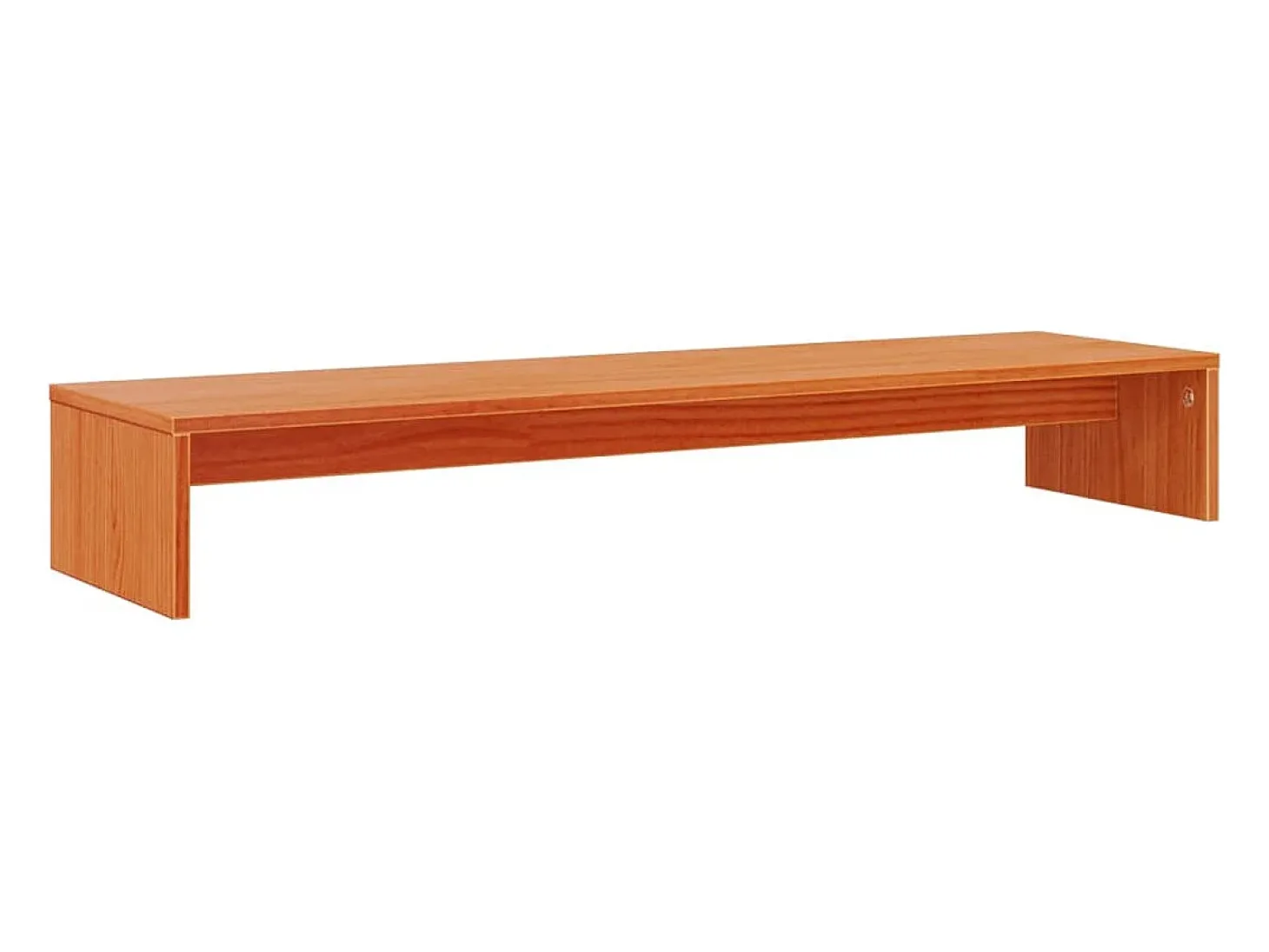 Suporte para monitor 100x27x15 cm pinho maciço castanho mel PT518621