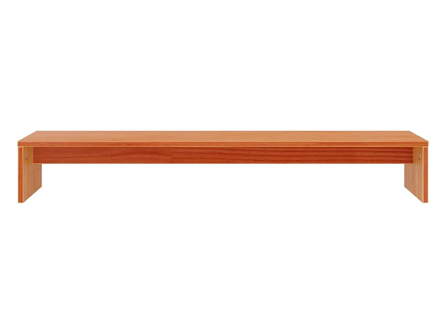 Suporte para monitor 100x27x15 cm pinho maciço castanho mel PT518621
