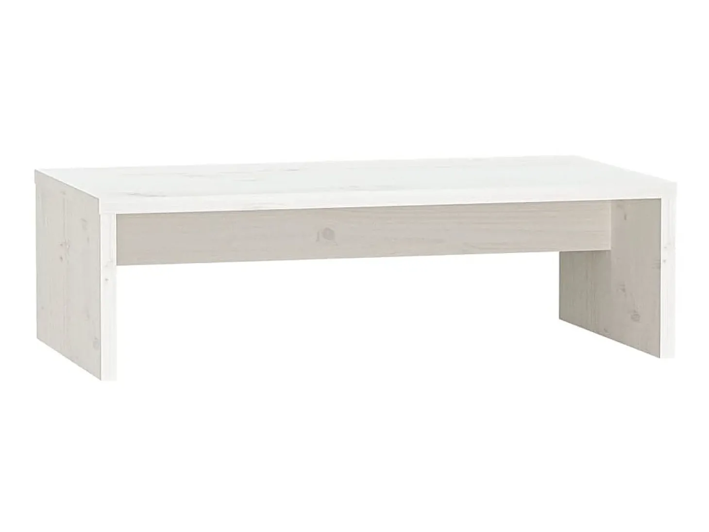 Suporte para monitor 50x27x15 cm pinho maciço branco PT814592