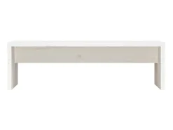 Suporte para monitor 50x27x15 cm pinho maciço branco PT814592