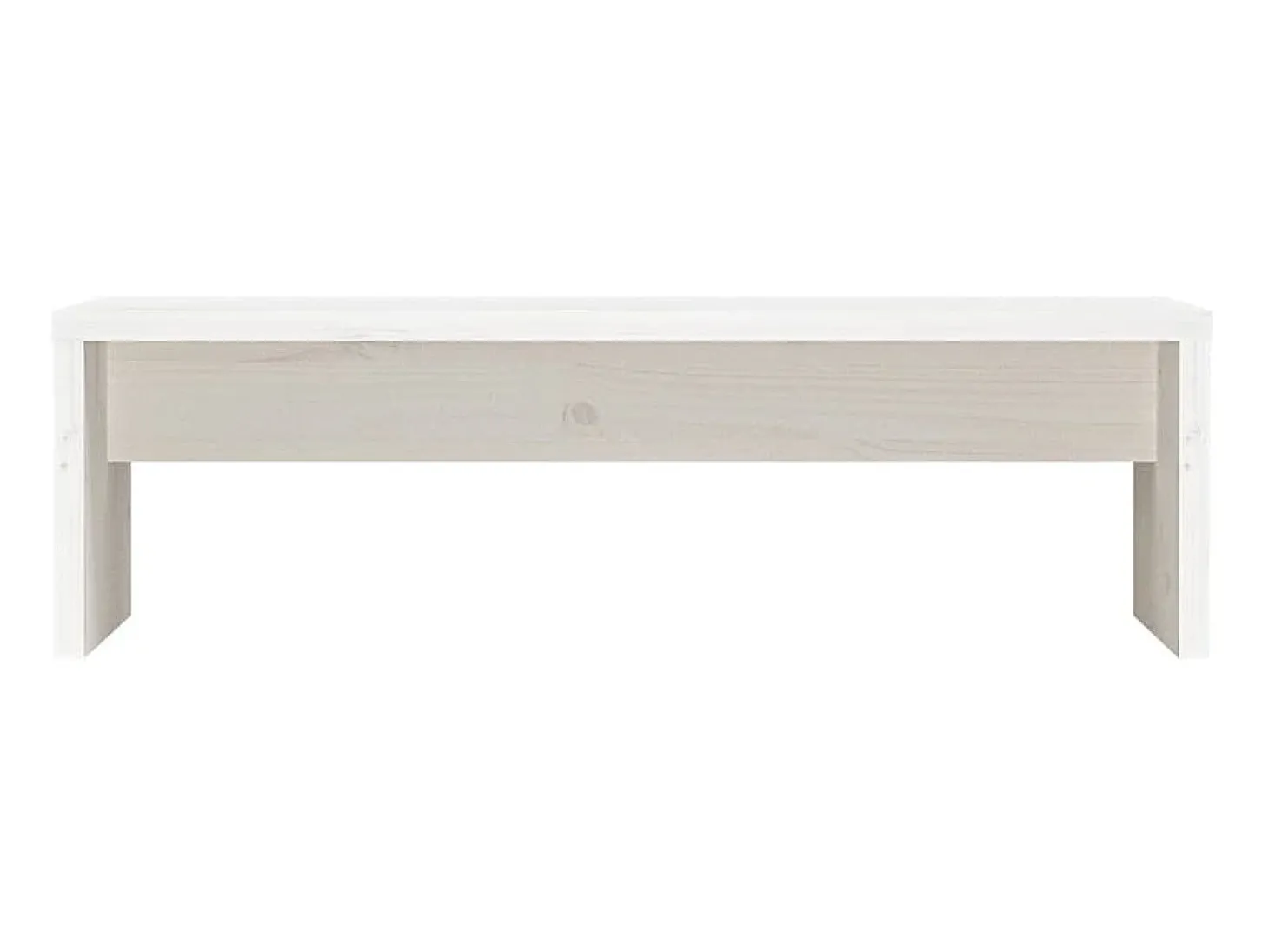 Suporte para monitor 50x27x15 cm pinho maciço branco PT814592