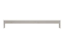 Suporte para monitor 100x27x15 cm pinho maciço branco PT550429