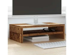 Suporte para monitor 42x24x13cm deriv. de madeira madeira velha