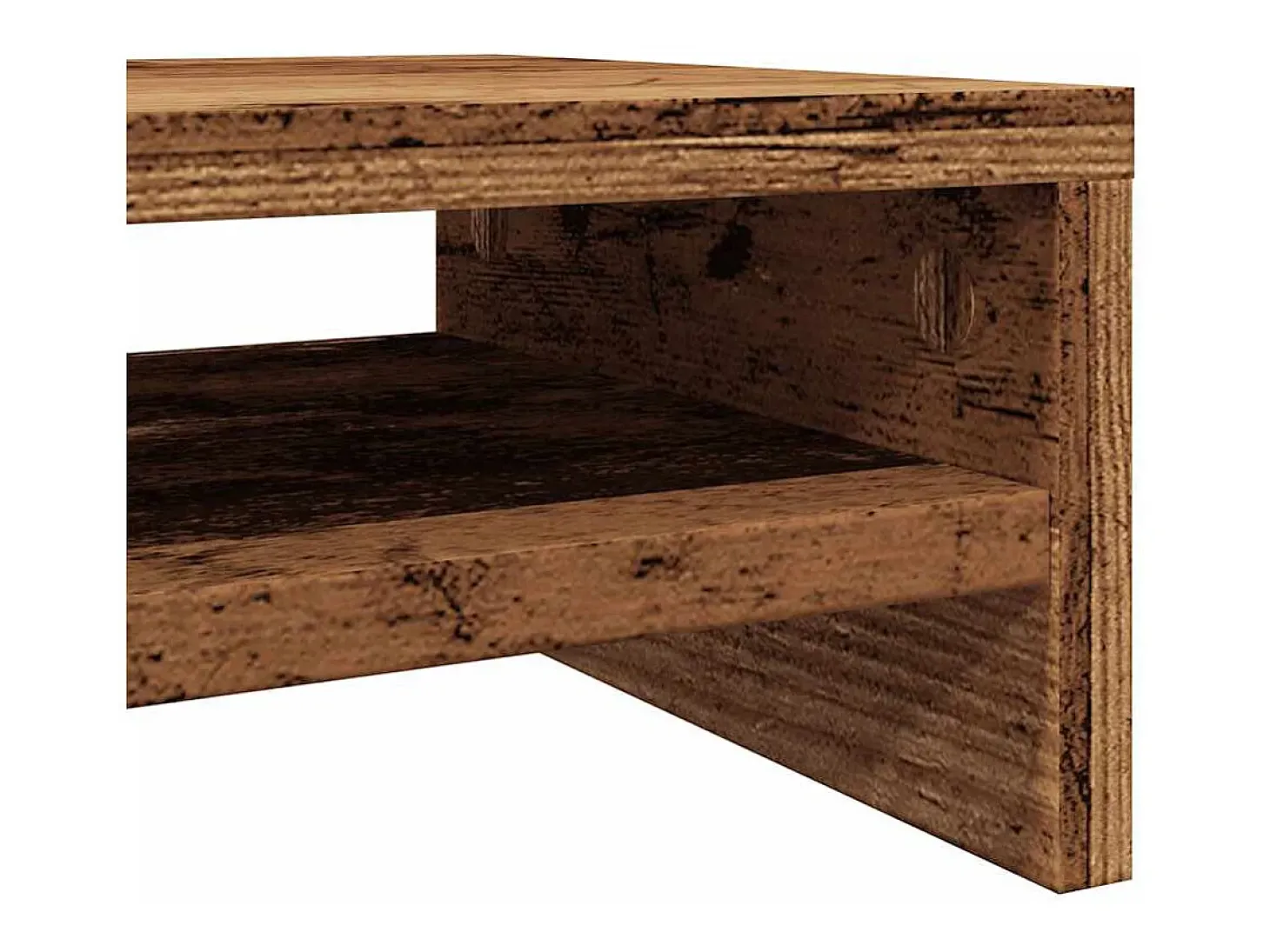 Suporte para monitor 42x24x13cm deriv. de madeira madeira velha