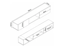 Suporte para TV 180 x 31 x 29,5 cm antracite 03_0007809