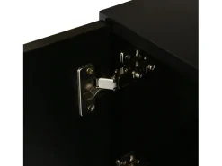 Suporte para TV 200 x 39 x 42 cm, com iluminação LED de 7 cores e tampo de mesa, preto.