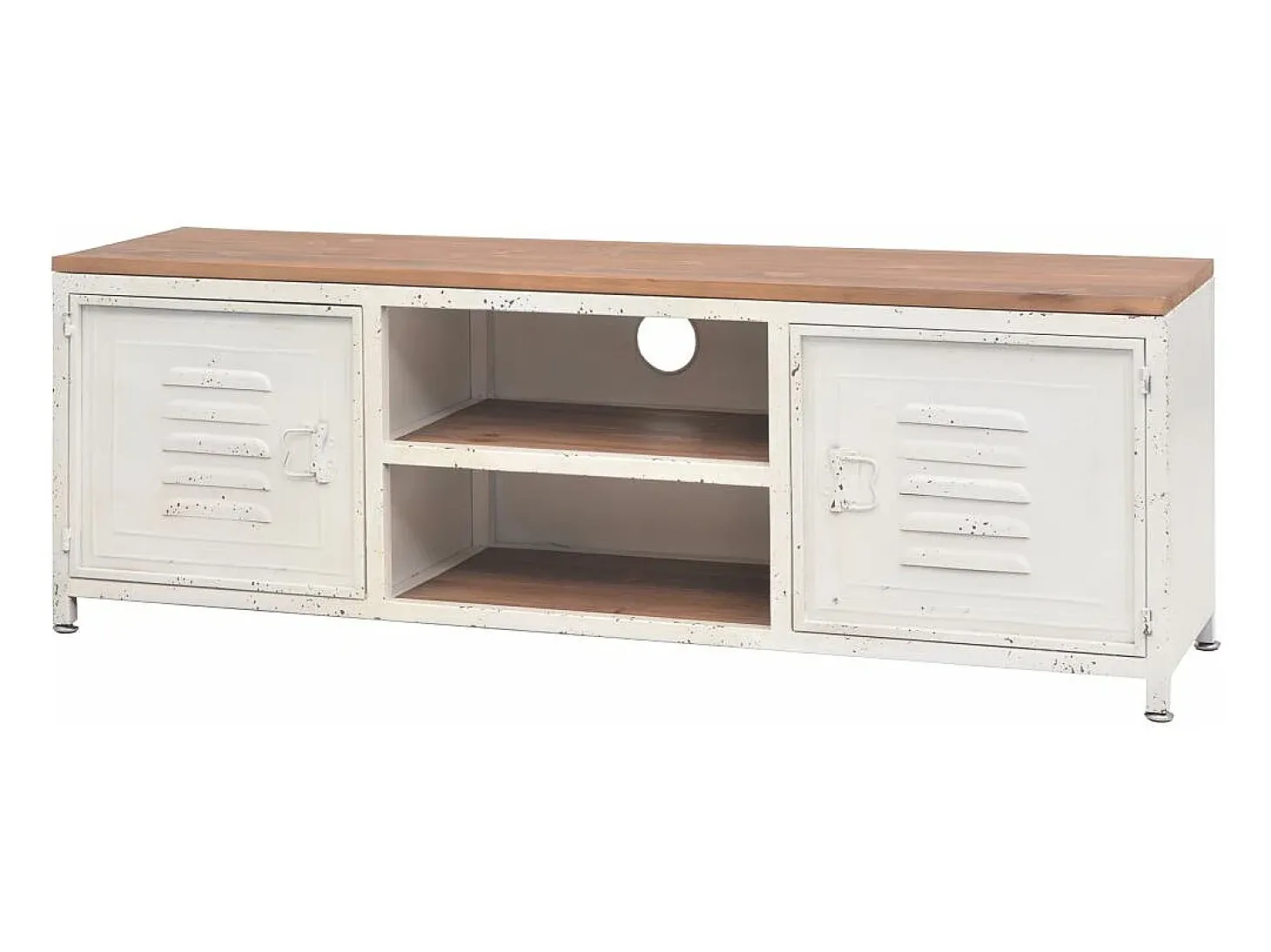 Suporte para TV aparador design prático unidade de TV branca de 120 cm 2502292