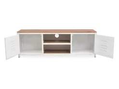 Suporte para TV aparador design prático unidade de TV branca de 120 cm 2502292