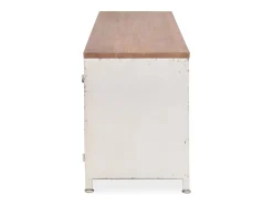 Suporte para TV aparador design prático unidade de TV branca de 120 cm 2502292