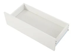Suporte para TV branco - Suporte para TV com 3 gavetas e acabamento dourado - Corrediças inferiores suaves e silenciosas