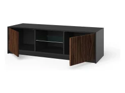 Suporte para TV BUDAPEST preto/carvalho rio