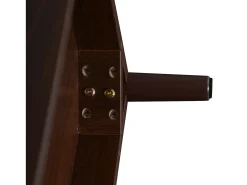 Suporte para TV com 2 portas e 2 gavetas - Suporte para TV com 2 espaços de arrumação abertos - Castanho - para sala de estar