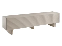 Suporte para TV com 2 portas, 180 cm, em MDF - Bege - LUDIMA