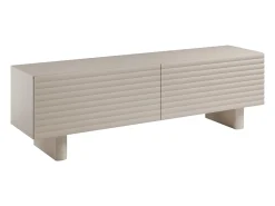Suporte para TV com 2 portas, 150 cm, em MDF - Bege - LUDIMA