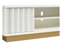 Suporte para TV com 2 prateleiras abertas em MDF Expresso