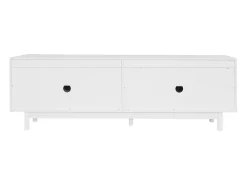 Suporte para TV com divisórias ajustáveis, para sala de estar, sala de jantar e quarto, branco, 175x38x56 cm