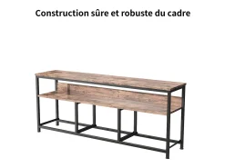 Suporte para TV com iluminação LED, com 3 gavetas - compartimentos abertos - para sala de estar, colorido, 108 x 29,8 x 57 cm