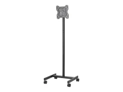 Suporte para TV com Rodas SucceBuy Carrinho Móvel para TV e Suporte para TV com Pé Portátil, Para Televisores/LED/LCD/OLED de 431,8 a 1397 mm, Até 20 kg