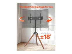 Suporte para TV com Tripé SucceBuy , Para Quarto, Estúdio, Sala de Estar, Compatible com Ecrãs Planos/Curvos de 1016-1651 mm, Capacidade de Carga 45 kg