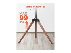 Suporte para TV com Tripé SucceBuy , Para Quarto, Estúdio, Sala de Estar, Compatible com Ecrãs Planos/Curvos de 1016-1651 mm, Capacidade de Carga 45 kg