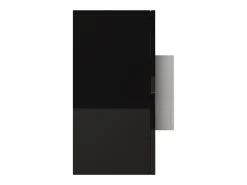 Suporte para TV de 200 cm - Suporte para TV baixo e elegante - Acabamento brilhante com iluminação LED - Superfície de vidro estilosa - Preto