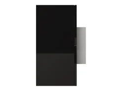 Suporte para TV de 200 cm com iluminação LED, móvel para sala de estar, design moderno, elegante superfície de vidro, preto.