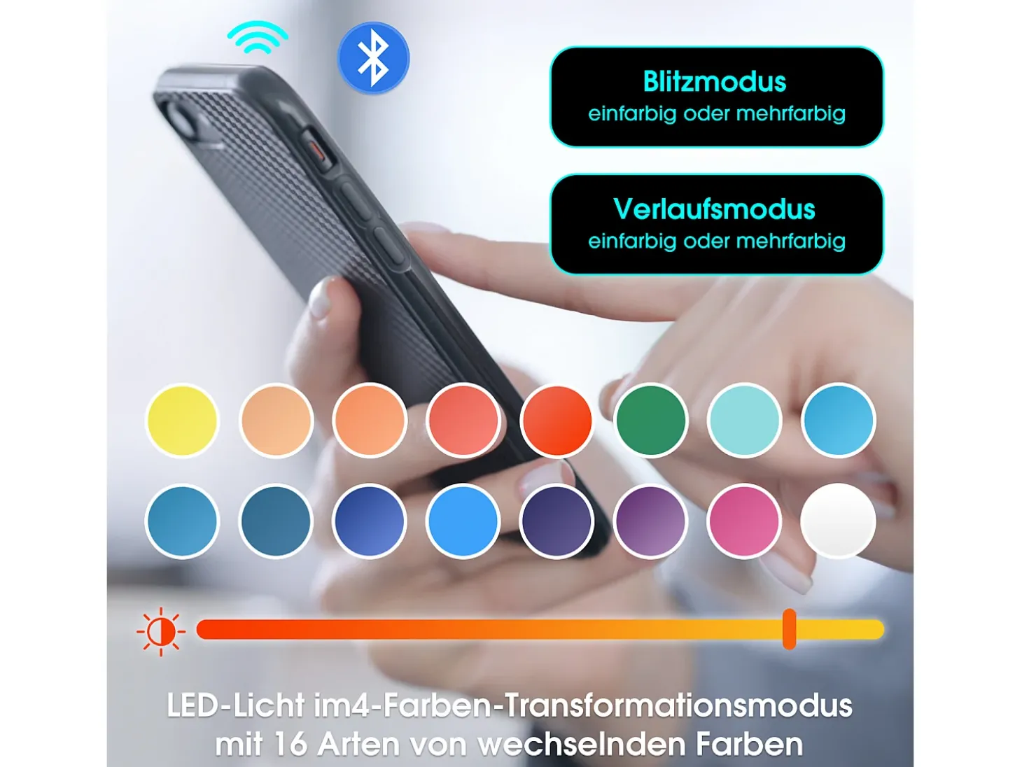 Suporte para TV de 200 cm, móvel moderno para TV com iluminação LED, 3 portas listradas e 1 porta de vidro, estrutura metálica.