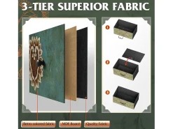 Suporte para TV LED RGB – 4 gavetas vintage, estrutura de metal, prateleira ajustável, 108x30x57 cm