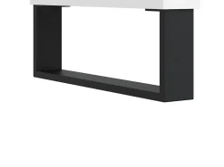 Suporte para TV multimídia prateleira para TV aparador armário para TV sala de jantar sala de estar quarto 103,5 x 30 x 50 cm madeira engenheirada branca 02_0025640