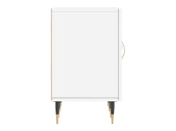 Suporte para TV multimídia prateleira para TV aparador armário para TV sala de jantar sala de estar quarto 150 x 30 x 50 cm madeira engenheirada branca 02_0025990