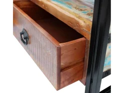 Suporte para TV/aparador design prático madeira maciça reciclada 2502154