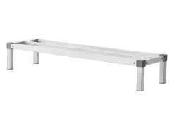 Suporte SucceBuy Rack de Cura de Alumínio Robusto 122 cm x 36 cm x 20 cm, Capacidade de Carga Excepcional de 454 kg - para Armazenamento e Secagem Seguros