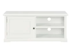 Suporte/Armário/Buffet de TV de Madeira Branca de 90cm (2502118)