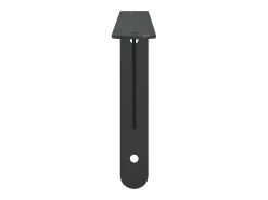 Suportes prateleira 4pcs 30x2,5x15,5 cm aço inoxidável preto PT784447