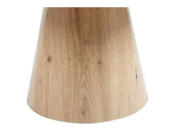 Table basse ronde collection TIGNES – Décor effet pin – D80 x H47 cm