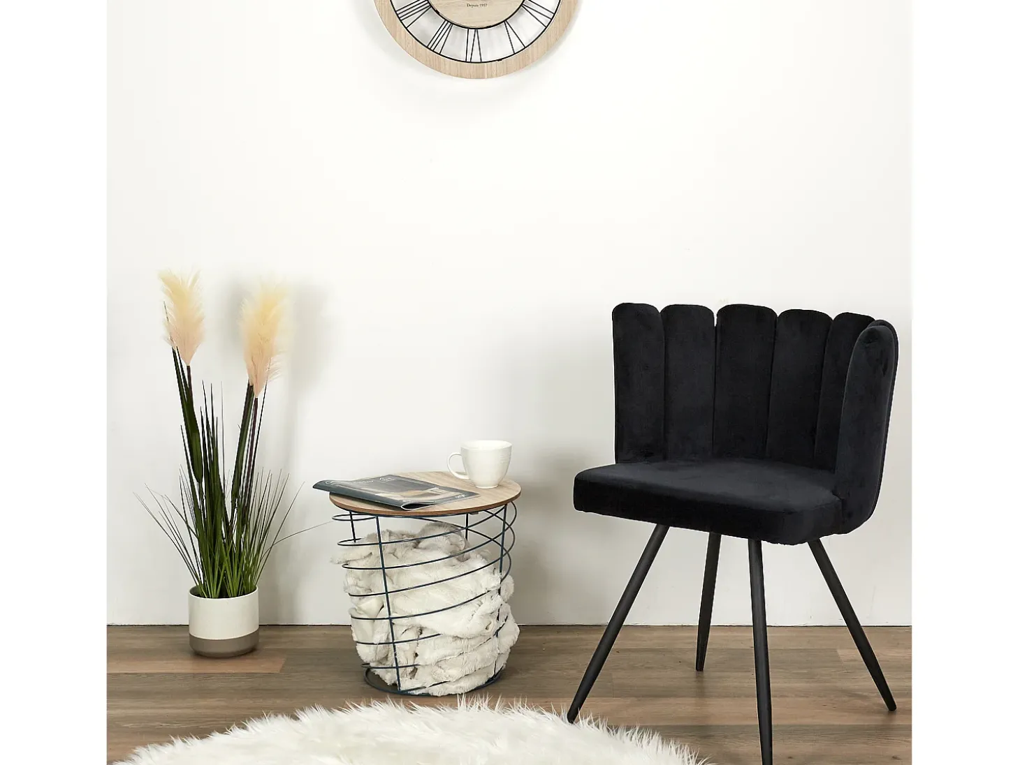 Table Filaire Bois Et Metal Cyclone Bleu M6 A1/m6