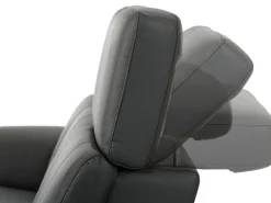 Tanaro | Sofá Chaise Lounge 3 Lugares Direito com Função Eléctrica em PU Cinza