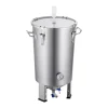 Tanque de Fermentação, SucceBuy Kit de Tanque de Fermentação Doméstica de Aço Inoxidável de 30 L com Fermentador de Cerveja