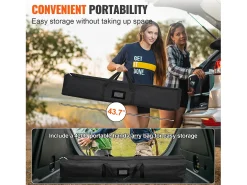 Tela de Cinema ao Ar Livre SucceBuy com Suporte - 381cm, 16:9 HD 4K Portátil para o Interior e o Exterior Cinema em Casa Jogos Escritório